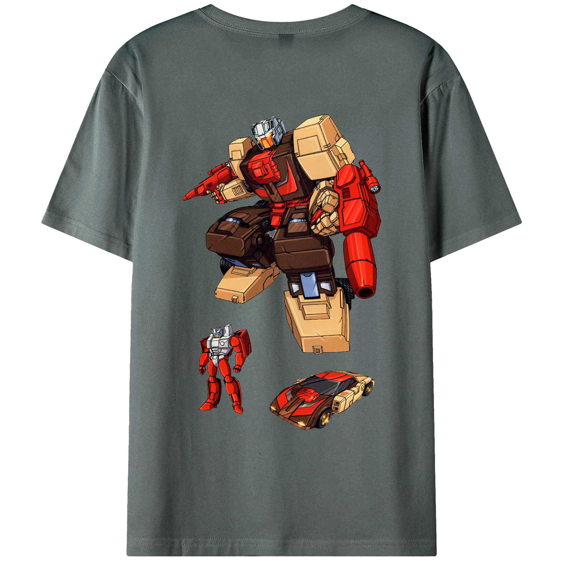 （画像用）  綿100％ メンズ半袖Tシャツ（バックプリント） 通気性